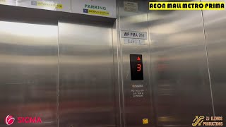 3 Sigma Elevators (1 OOS) at AEON Mall Metro Prima, Kepong, Kuala Lumpur, Malaysia.