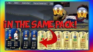 TOTY MESSI,RONALDO & SUAREZ IN THE SAME PACK!?!!- THE BEST PACK OPENING EVER INSANE OMG!!