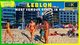 LEBLON: The BEACH of the CARIOCA ELITE in the SUMMER [January, 2022]