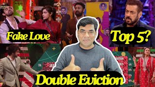 Bigg Boss 18 Salman ki Class, Vivian Vs Karan, Avinash Eisha Fake Love, Rajat Top 5? Double Eviction