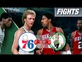 Larry Bird Most Ferocious Fights Celtics ☘️ 76ers 🥊