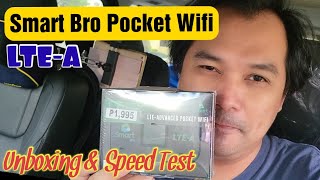 Smart Bro Pocket Wifi LTE-A Unboxing and Speed Test