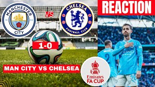 Man City vs Chelsea 1-0 Live Stream FA Cup Semi Final Football Match Score reaction Highlights FC