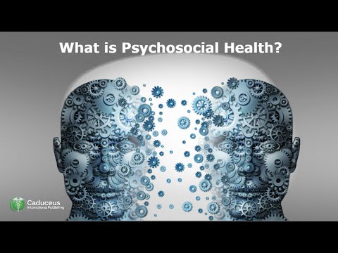 What are the 4 dimensions of psychosocial health?