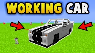 MINECRAFT : How To Get A Working  Car (No Mods) (Ps3/Xbox360/PS4/PE/XboxOne/WiiU)