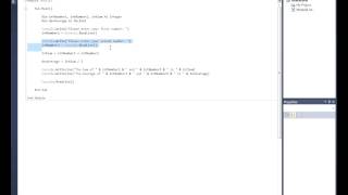 VB Programming 2 - Calculations and Concatenations