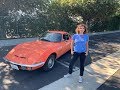 'Round The Block:  Driving a 1971 Opel GT with Elana Scherr and Tom