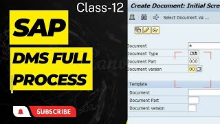 SAP DMS CV01N Full Process | SAP DMS Confrigrution CV04N T-Code | How To SAP DMS