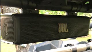 The new Can Am X3 XRC RR gets new 21” JBL Ralley Bar sound bar .