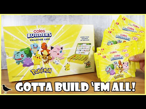 Coles Pokemon Builders Packs & Collector Case Opening & Build! Birdew Reviews