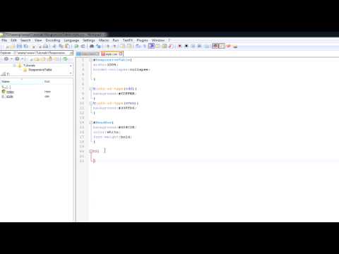 HTML Responsive Table Tutorial HTML Responsive Table Tutorial