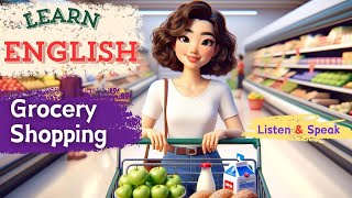 Grocery Shopping | Improve Your English | English Listening & Speaking Skills | Daily Life English