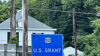 Day trip and scenic drive near Cincinnati along US Route 52. Ohio River Scenic Byway