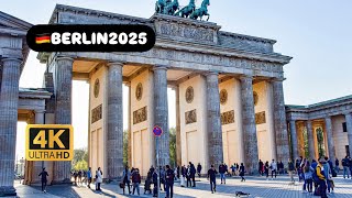 BERLIN GERMANY | THE MOST VISITED PLACE FOR 2025 BRANDENBURGER TOR | 4K – HDR – 60FPS| JANUARY 2025