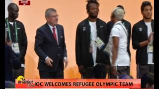 Rio Olympics: IOC welcomes refugee Olympic team