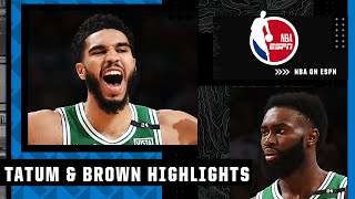 Jayson Tatum & Jaylen Brown combine for 63 PTS in Celtics’ win vs. Pacers | NBA on ESPN