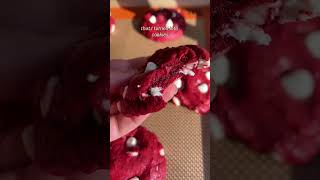 Don’t sleep on cake mix cookies — these red velvet white chocolate chip ones are soft, chewy, and