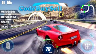 Speedway Drifting Asphalt Car Racing Game - Unity Source Code - High Quality Car Engine Sound