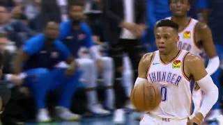 Russell Westbrook Shows Off Unreal Handles And No-Look Pass vs. Detroit Pistons
