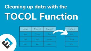 Data Cleanup with the TOCOL Function | Everyday Office