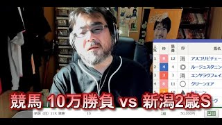 競馬 10万勝負 vs 新潟2歳S GⅢ　よっさん「負けたら税金と携帯代で９０万失います」