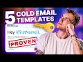 5 Cold Email Templates I Use to Book 10+ Meetings per Week