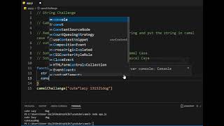 Camel Case Challange #challenge #coderbyte #algorithm #javascript #regex