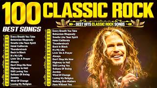 Top 500 Classic Rock Songs 70s 80s 90s ⚡ Queen, Guns N Roses, Metallica, AC/DC, Aerosmith, Bon Jovi