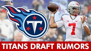 LATEST Titans NFL Draft Rumors On Tennessee TRADING UP For CJ Stroud + Mel Kiper Mock Draft | News