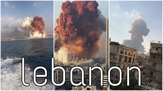 Lebanon blast live video ලෙබනන් පිපිරීම සජීවී