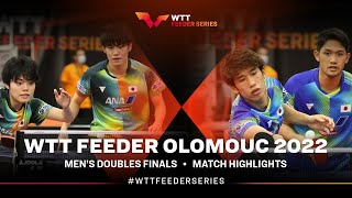 Yuma Tanigaki/Jo Yokotani vs Kazuhiro Yoshimura/Maharu Yoshimura | MD Final WTT Feeder Olomouc 2022