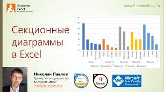 Секционные диаграммы в Excel