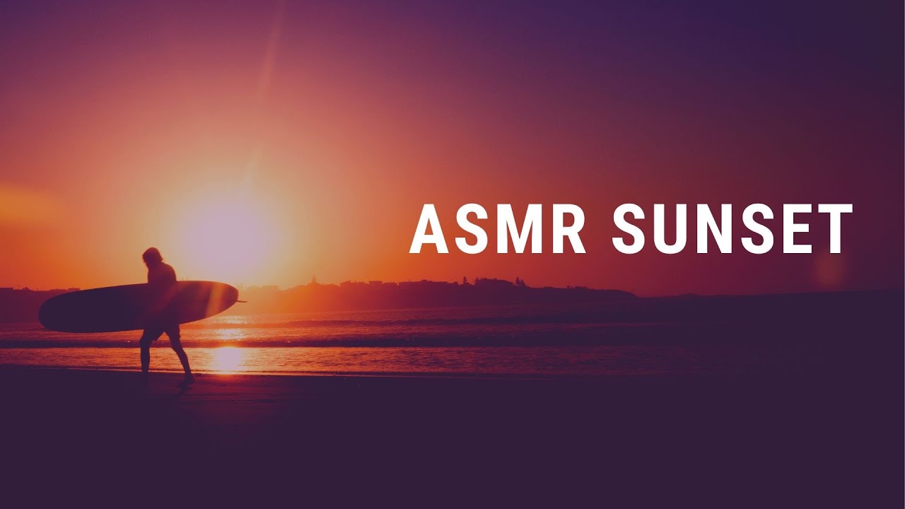 Beach Sunset Asmr Youtube Beach Sunset Asmr Youtube