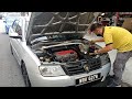 PROTON WAJA CPS :  tukar ballast hid head lamp