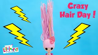 Crazy Hair Day with Lalaloopsy Girls Crazy Hair Dolls Unboxing