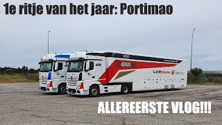 1e ritje van het jaar Barcelona - Portimao