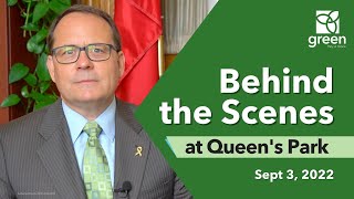 Behind the Scenes at Queen's Park - Sept 3, 2022