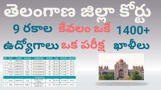 TS DISTRICT COURT Notification 2025| TS court jobs|| ts high court jobs||apply ts court jobs #court