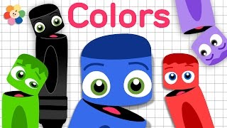 Learning Colors for Children | The color Black | Color Crew - Videos for Toddlers | BabyFirst TV