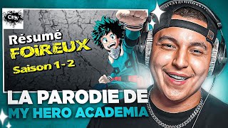 LA MEILLEURE PARODIE ANIME AU MONDE !! ( My hero academia S1 S2 de CBW m'a fumé de rire )