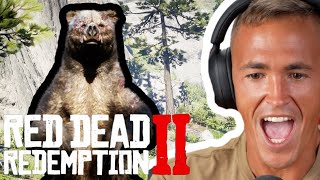 FIGHTING A BIG A$$ BEAR | Ex-Police Sergeant Plays RDR2