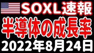 【22年＆23年の半導体市場】【世界的リセッション】【ZOOM暴落】【SOXL速報】【8月24日米国株ニュース】SOXL TECL WEBL CWEB LABU CURE チャート分析 指値公開