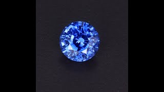 Round Briliant Cut Sapphire Gemstone 2.38 Carats