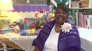 J's Crochet - The Purple Passion Shawl. EP. #140.