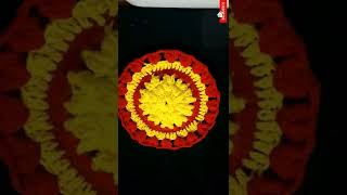 किरोसिया से थालपोश बनाना सीखें How To Crochet Thalposh, Woolen Rumal, Table cover Placemat 2