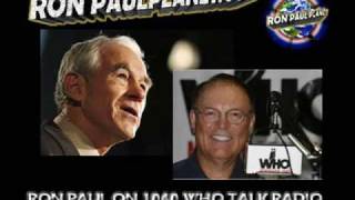 Ron Paul On 1040 WHO Radio Feb. 05 2009