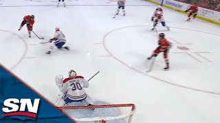 Blackhawks' Bedard Spins And Sets Up Donato's Goal With Perfect Feed vs. Canadiens