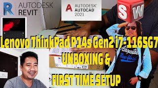 ThinkPad P14s Gen 2 Perfect for AUTOCAD, REVIT, SOLIDWORKS || UNBOXING & FIRST TIME SETUP