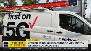 Verizon bringing broadband internet to Washington, Westmoreland counties