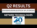 Netweb technologies Q2 Results 2025 | netweb techno Results Today | netweb techno Share Latest New